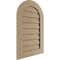 Ekena Millwork Timberthane Rough Cedar Round Top Faux Wood Non-Functional Gable Vent, Primed Tan, 30"W x 36"H GVURRT30X36DRCPR - alternate 5
